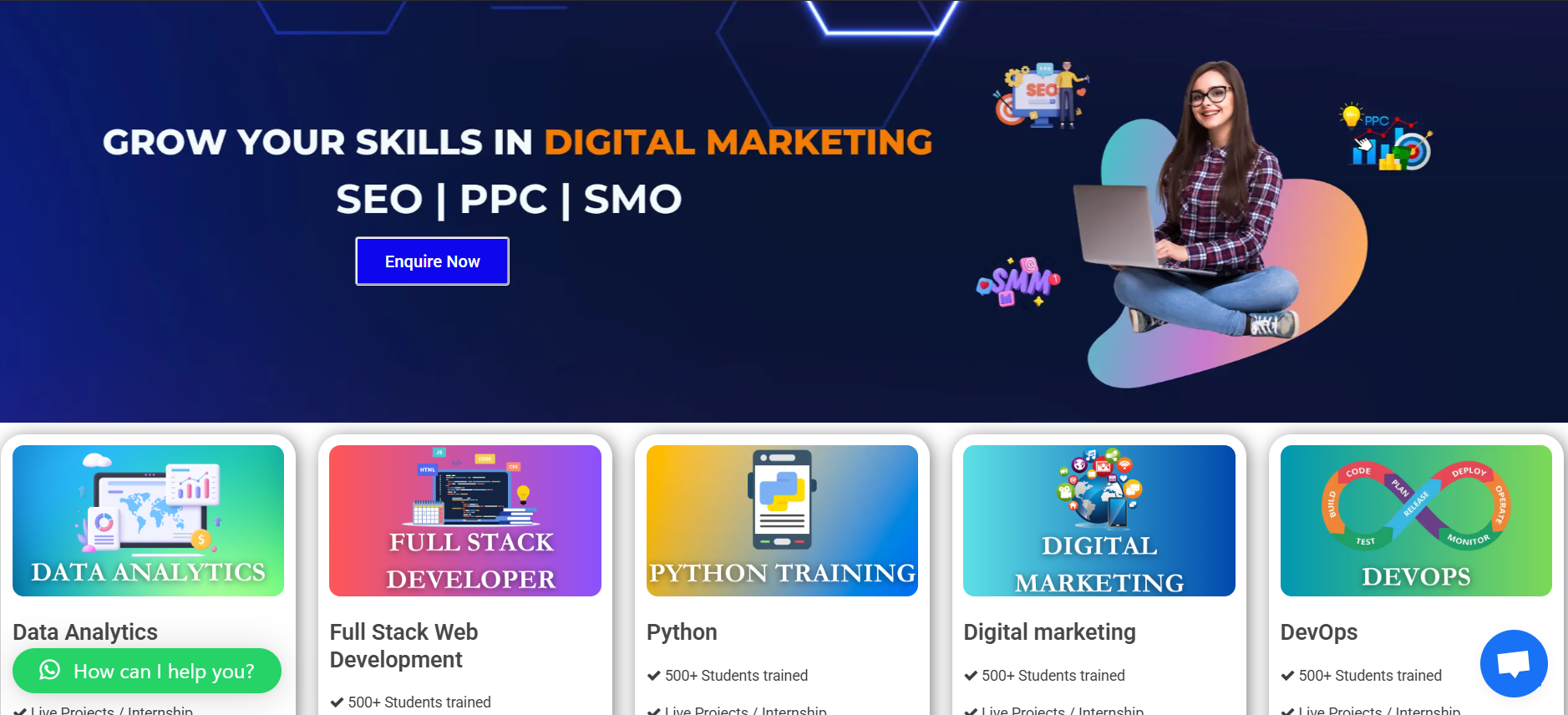 MindForge Infotech Website