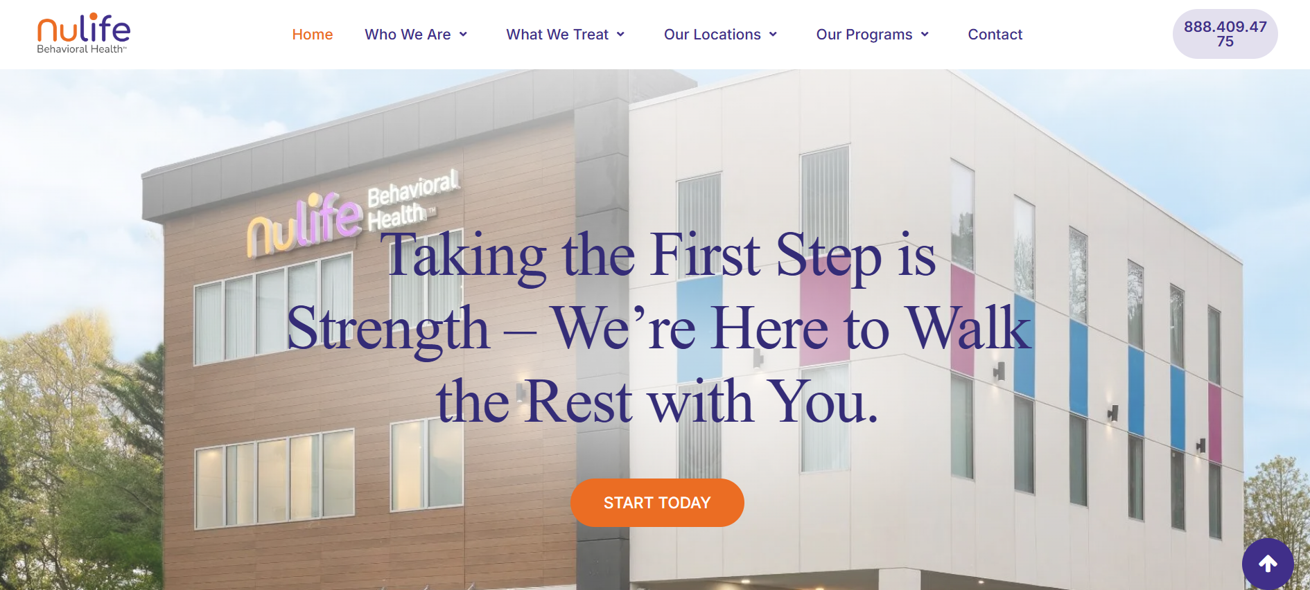 NuLife Behavioral Health Website